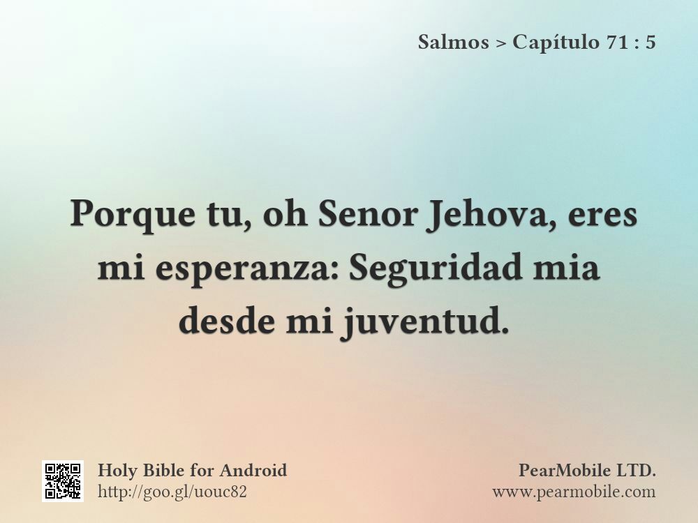 Salmos, Capítulo 71:5